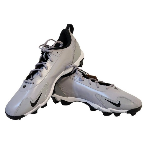 NIKE FORCE TROUT 9 Keystone Grey Men Baseball Cleats Shoes FB9728-002 Size 12 - Picture 1 of 8